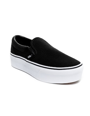 tenis vans de piel para mujer