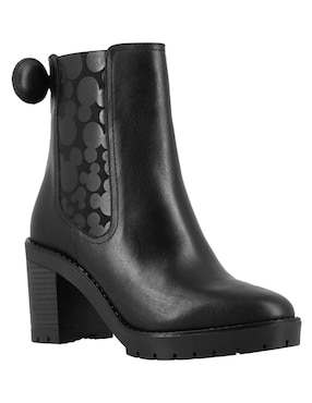 Bota Al Tobillo W Capsule Mickey Minnie Sketch By Disney De Piel Para Mujer