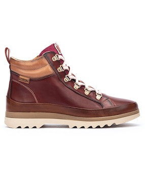 Bota arriba del tobillo Pikolinos Brandy de piel para mujer