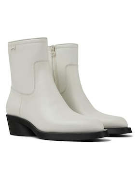 Bota Camper De Piel Para Mujer