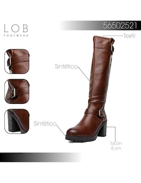Bota abajo de la rodilla Lob para mujer