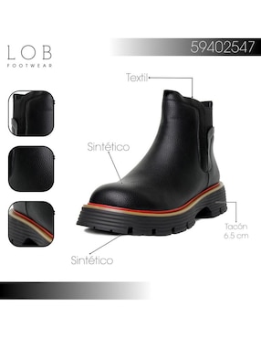 Bota arriba del tobillo Lob para mujer