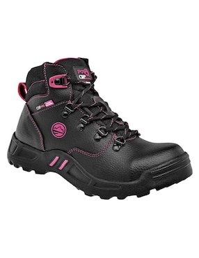 Bota al tobillo Cliff de piel para mujer