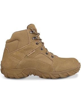 Bota arriba del tobillo Workland Táctico de piel para mujer