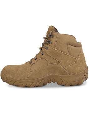 Bota arriba del tobillo Workland Táctico de piel para mujer