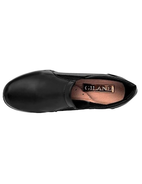 Zapato de plataforma Giland de piel punta redonda para mujer