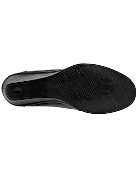 Zapato de plataforma Giland de piel punta redonda para mujer