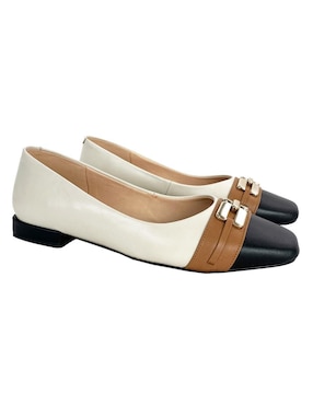 Balerina Savvy de piel para mujer