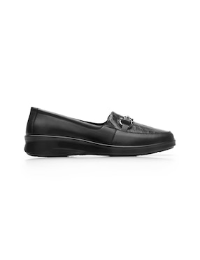 Mocasín Flexi de piel para mujer