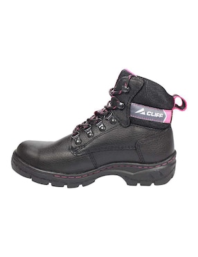 Bota al tobillo Cliff de piel para mujer