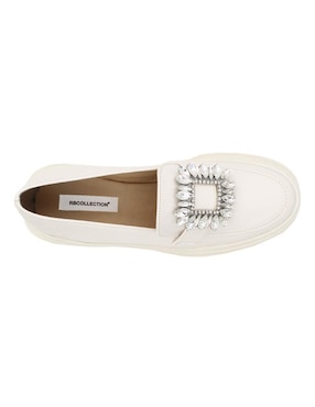 Mocasín Rbcollection de piel para mujer