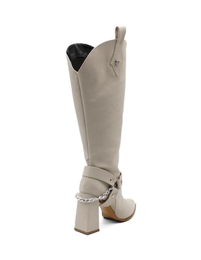 Bota abajo de la rodilla Rbcollection de piel para mujer