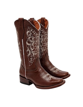 Bota media pierna Trankas Boots de piel para mujer