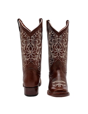 Bota media pierna Trankas Boots de piel para mujer