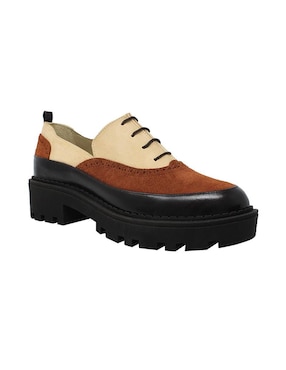 Zapato Regina Romero de piel para mujer