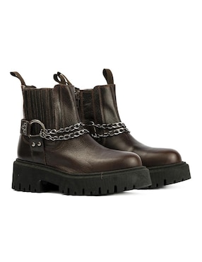 Bota al tobillo Walki Shoes de piel para mujer