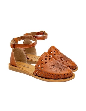 Zapato Mora Tierra de piel para mujer