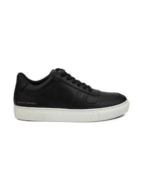 Tenis Black Peppers De Piel Para Mujer