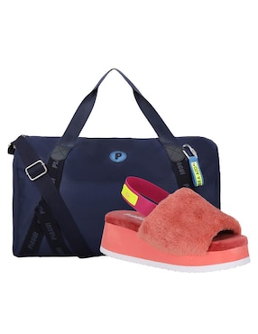 Set Pantufla + Bolso Piagui Para Mujer