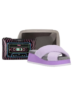 Set De Pantufla Y Cosmetiquera Piagui Para Mujer