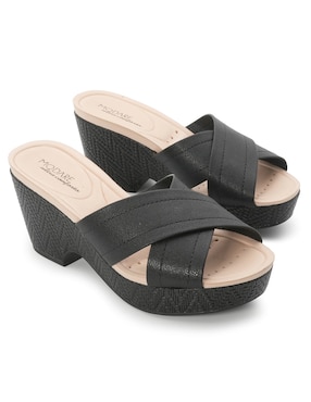 Zapato de plataforma Modare punta redonda
