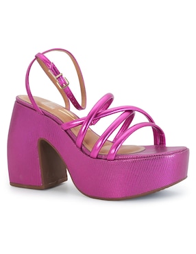 Zapato de plataforma Vizzano punta redonda