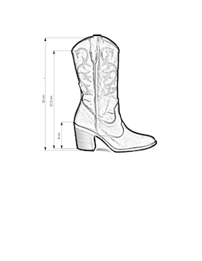 Bota arriba del tobillo Dasalo Dasalo de piel para mujer
