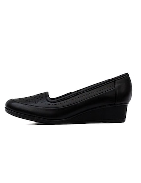 Mocasín Pullman de piel para mujer