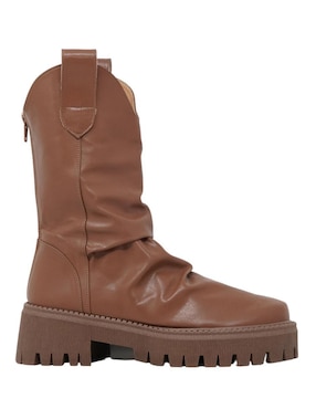 Bota arriba del tobillo La Mala Track de piel para mujer