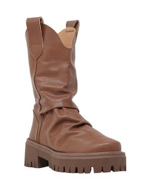 Bota arriba del tobillo La Mala Track de piel para mujer