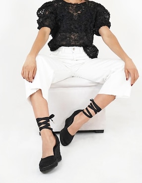 Alpargata para mujer La Mala Lace Up