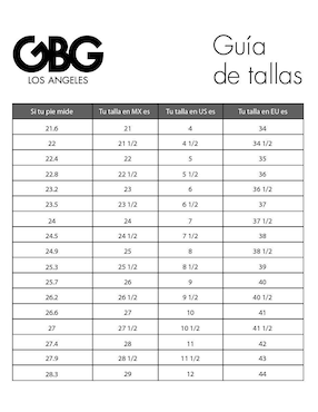 Sandalia Gbg Los Angeles Ggcamin
para mujer
