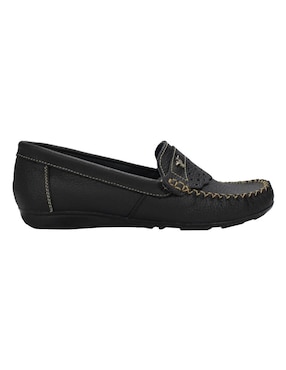 Mocasín Leon de piel para mujer