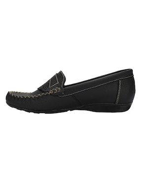 Mocasín Leon de piel para mujer
