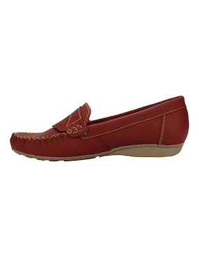 Mocasín Leon de piel para mujer