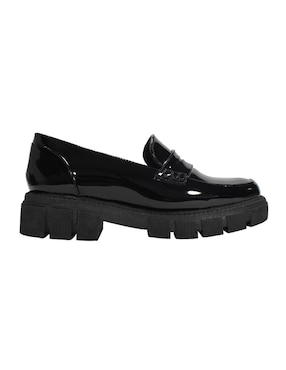 Mocasín Leon de charol para mujer
