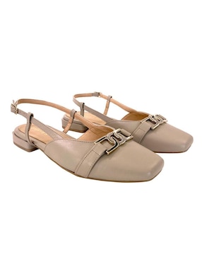 Balerina Savvy de piel para mujer