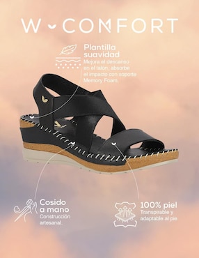 Sandalia W Confort Wtkory para mujer