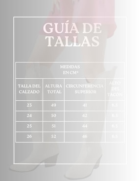 Bota abajo de la rodilla Malabis para mujer