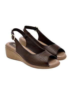 Zapato Cruz Shoes de piel para mujer