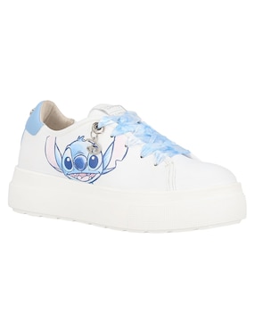 Tenis W Capsule Stitch
 Lisa para mujer