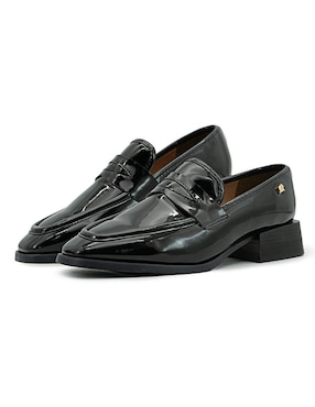 Mocasín Salamandra de charol para mujer