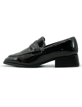 Mocasín Salamandra de charol para mujer