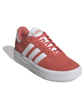 Tenis Adidas Sportswear Court Platform Suede para mujer
