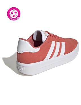 Tenis Adidas Sportswear Court Platform Suede para mujer