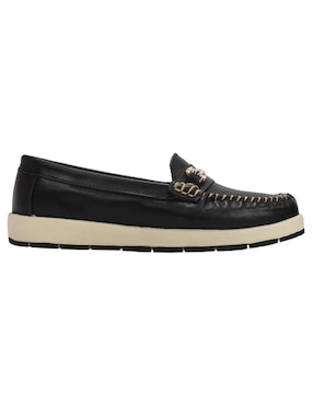 Mocasín Leon de piel para mujer