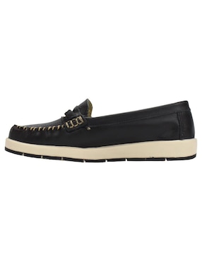 Mocasín Leon de piel para mujer