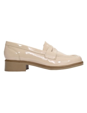 Mocasín Leon de charol para mujer