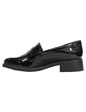 Mocasín Leon de charol para mujer