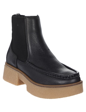 Bota Al Tobillo Clarks Linoso De Piel Para Mujer